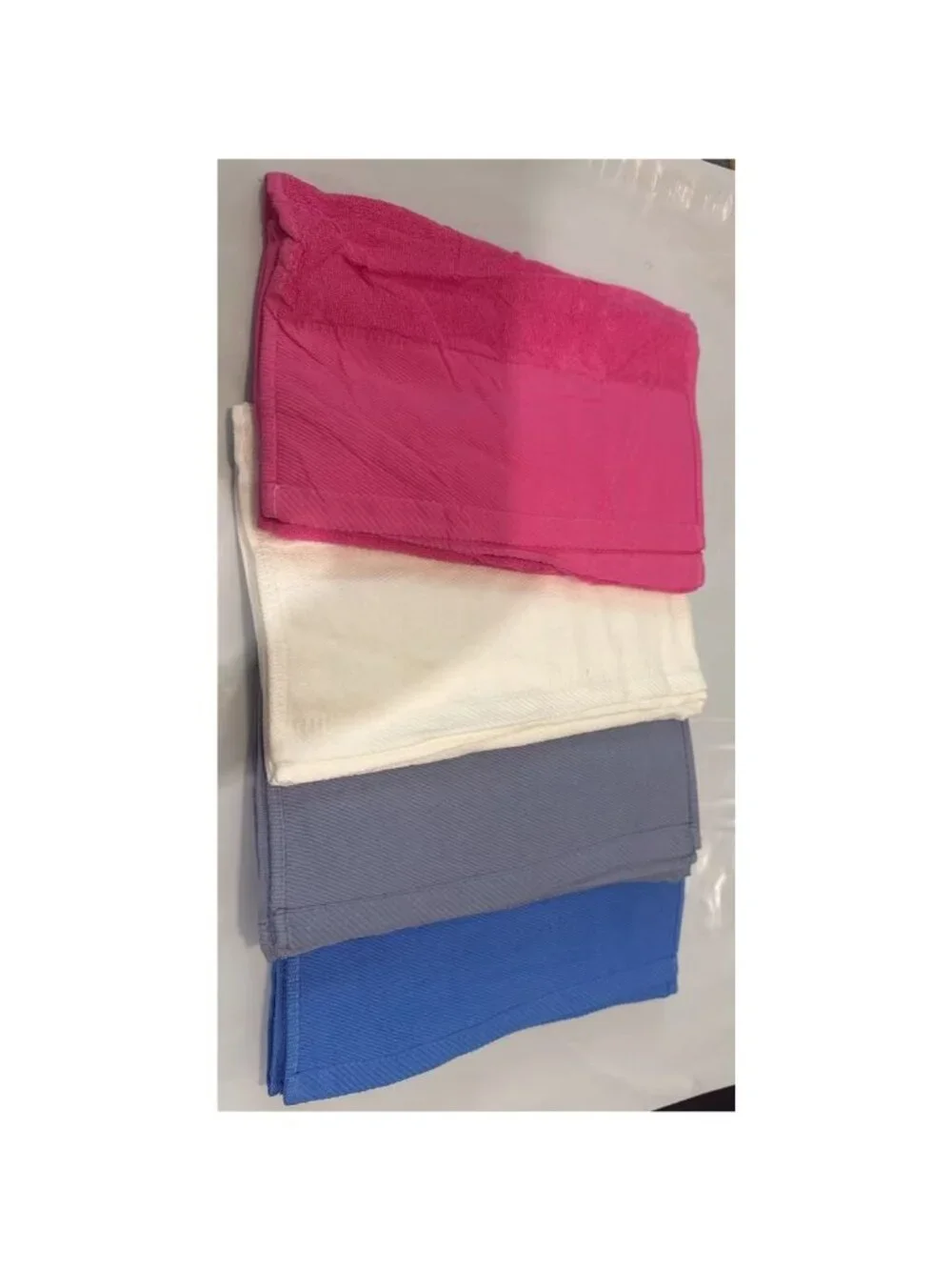 4PCS Long Cotton Sports Towel Soft Absorbent for Outdoor Yoga Gym